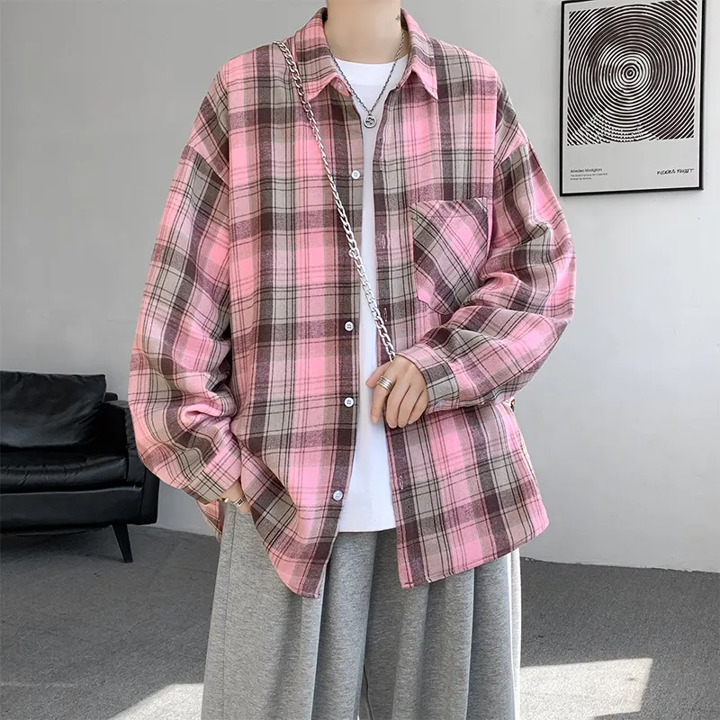 MASGLO Jackets Coats Unisex Pink-1
