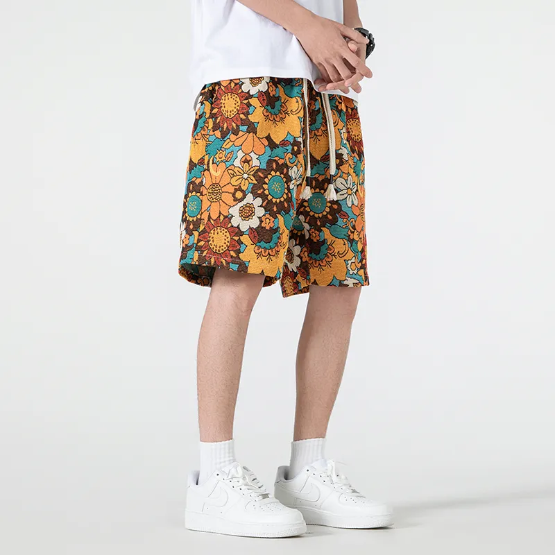 MASGLO Casual Shorts Unisex Bangkok Yellow-1