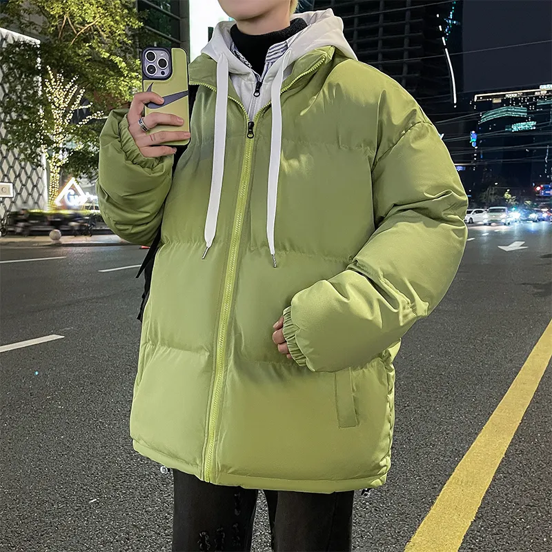 MASGLO Puffer Jacket Unisex Pink-3