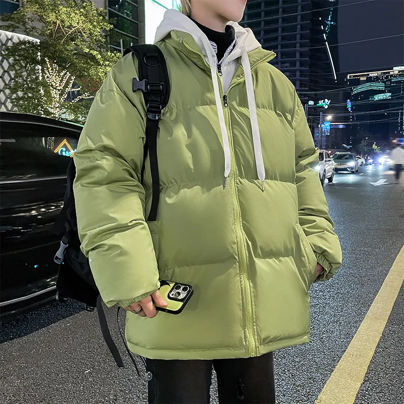 MASGLO Puffer Jacket Unisex Pink-2