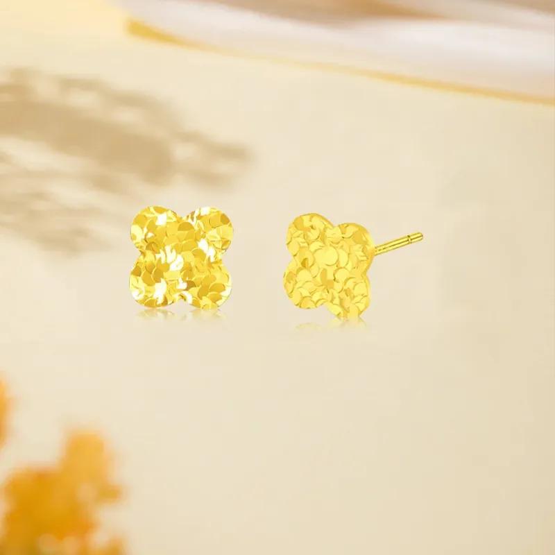 Kim Ka Fook S925 Silver Stud Earrings Unisex-3