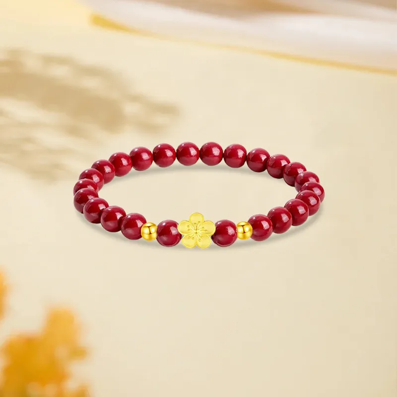 Kim Ka Fook Cinnabar Bracelets Women's-8