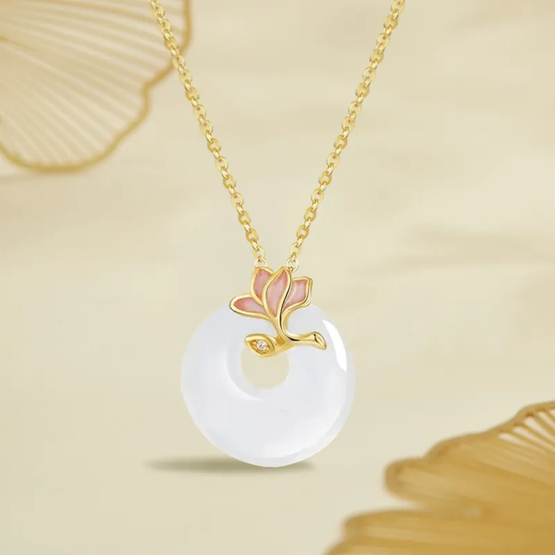 Kim Ka Fook Chalcedony Jade Necklaces Women's-2