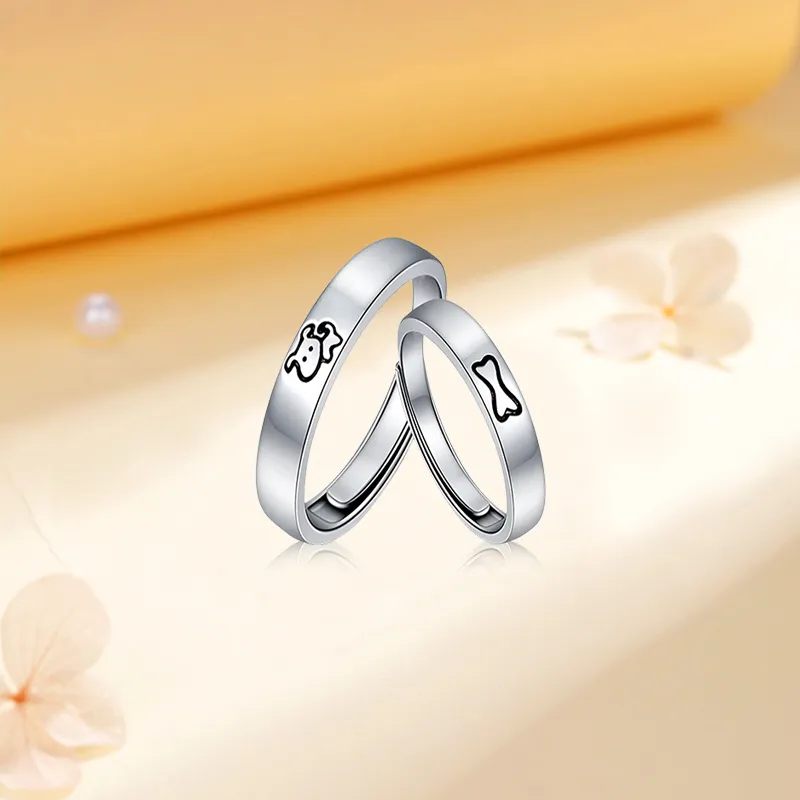 Kim Ka Fook S925 Silver Rings Unisex-2