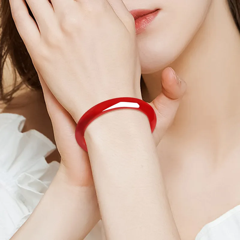 Kim Ka Fook Agate Bangles Women's-1