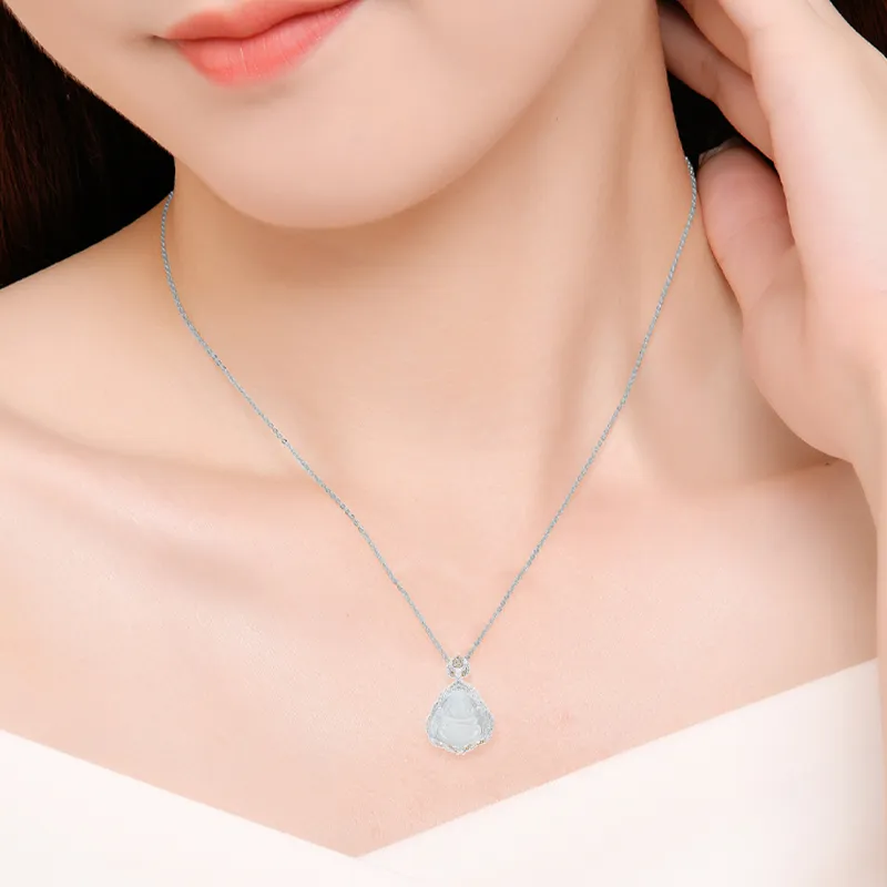 Kim Ka Fook Chalcedony Jade Necklaces Women's-3