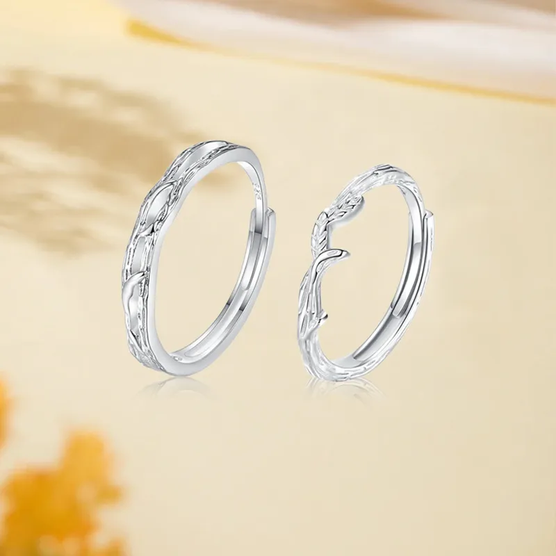 Kim Ka Fook S925 Silver Rings Unisex-3
