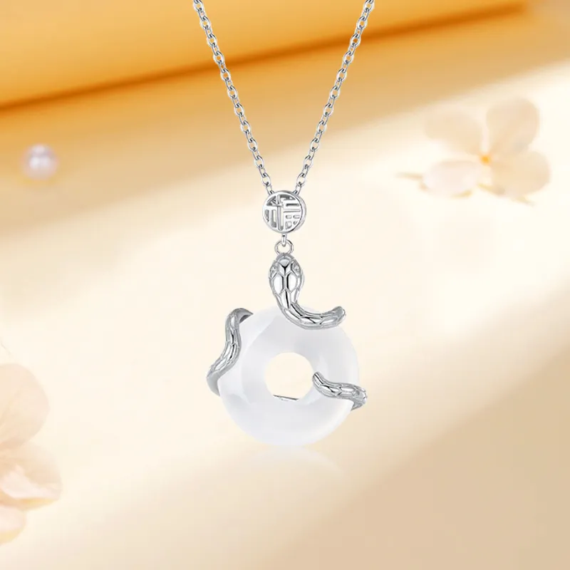 Kim Ka Fook Chalcedony Jade Necklaces Women's-2