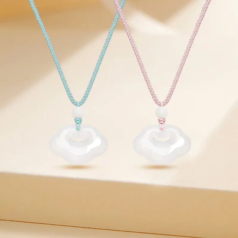 Kim Ka Fook Chalcedony Jade Necklaces Unisex-7