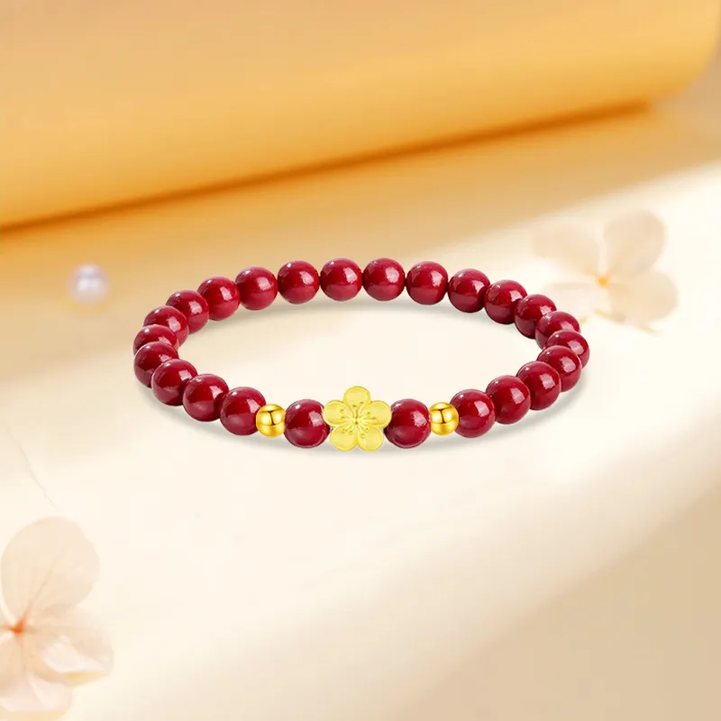 Kim Ka Fook Cinnabar Bracelets Women's-9