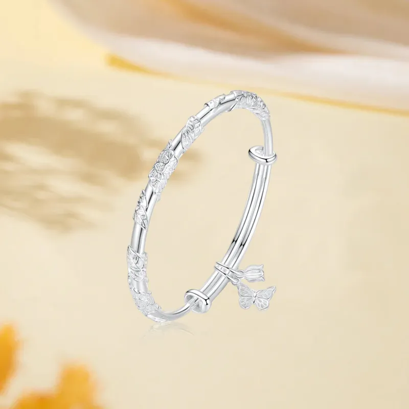 Kim Ka Fook S 999 Fine Silver Bangles Women's-2
