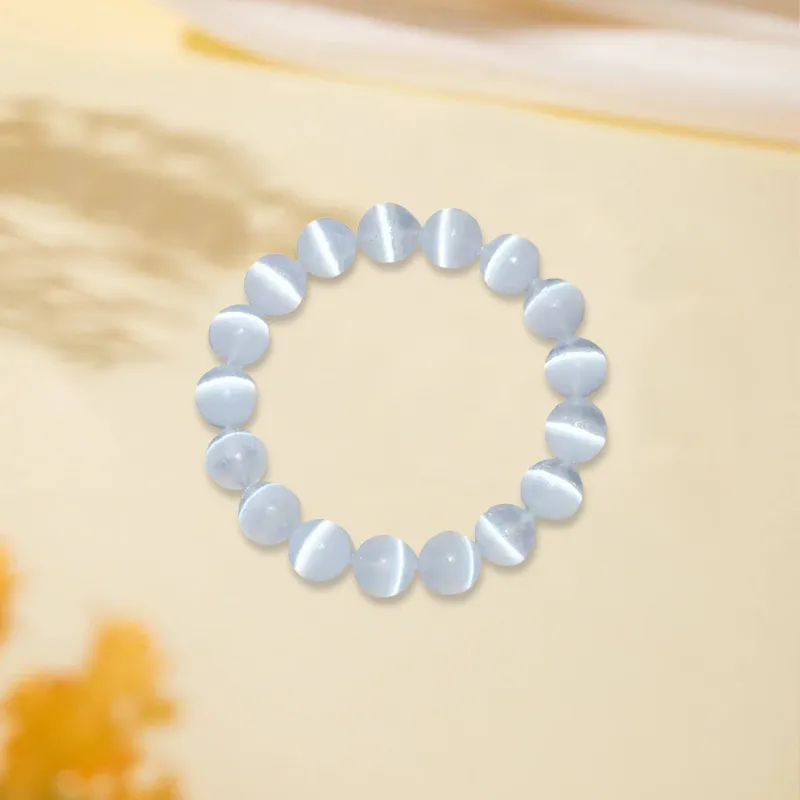 Kim Ka Fook Glass Cat Eye Bracelets Unisex-1