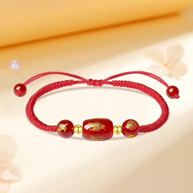 Kim Ka Fook Agate Jade Bracelets Unisex-3