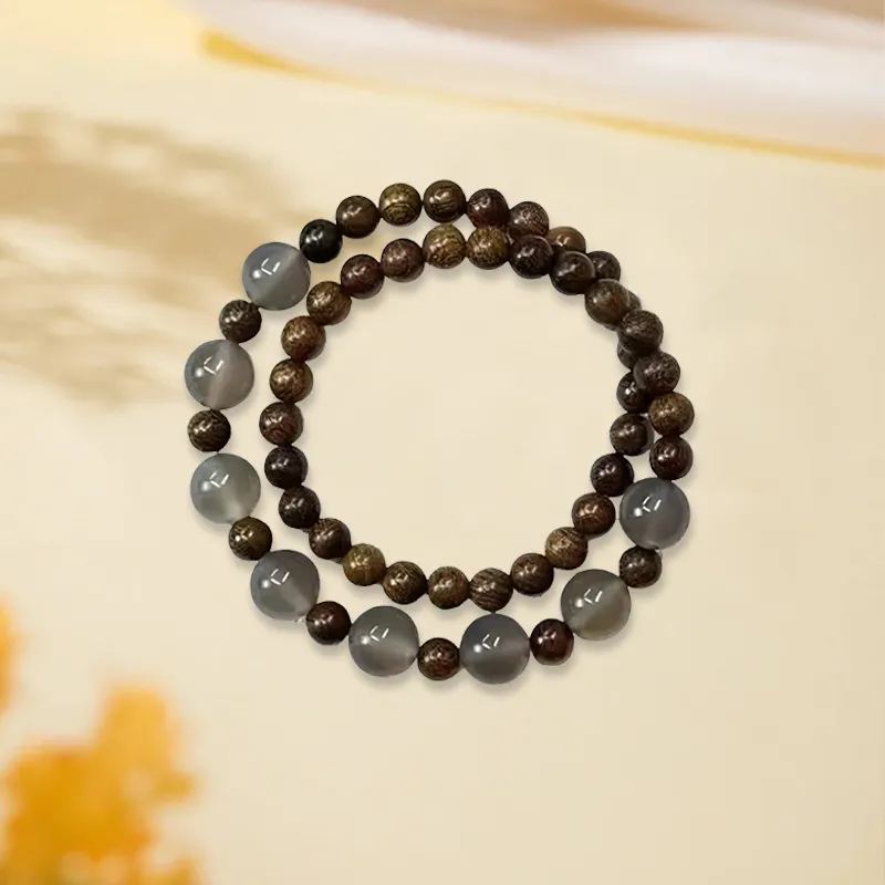 Kim Ka Fook Golden Sandalwood Bracelets Unisex-1