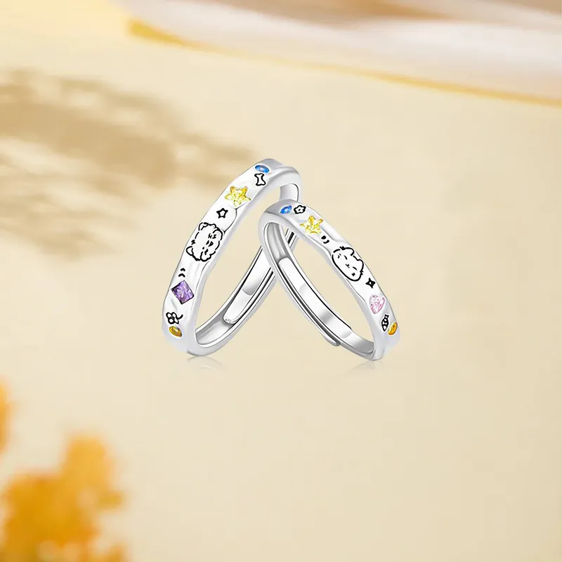 Kim Ka Fook S25 Silver Rings Unisex-3