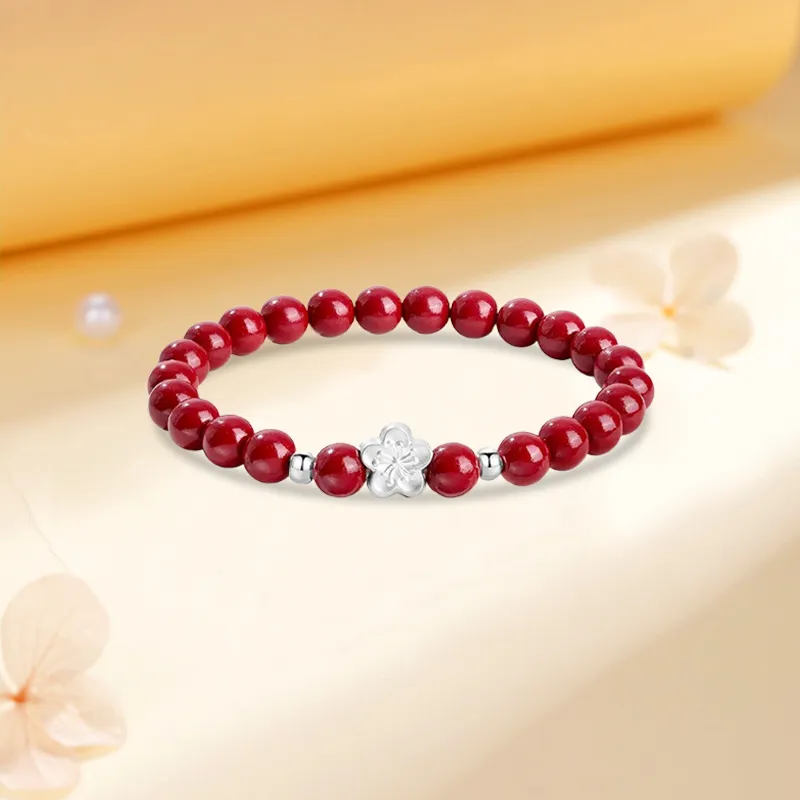 Kim Ka Fook Cinnabar Bracelets Women's-1