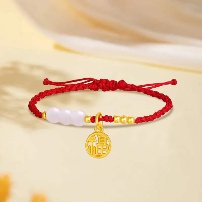 Kim Ka Fook Chalcedony Bracelets Unisex-6