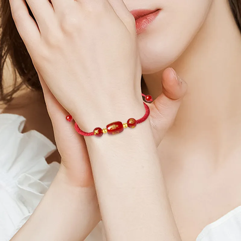 Kim Ka Fook Agate Jade Bracelets Unisex-1