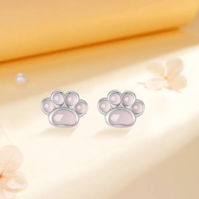 Kim Ka Fook S925 Silver Stud Earrings Women's-7