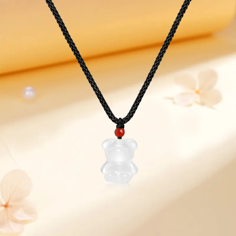 Kim Ka Fook Chalcedony Necklaces Unisex-4