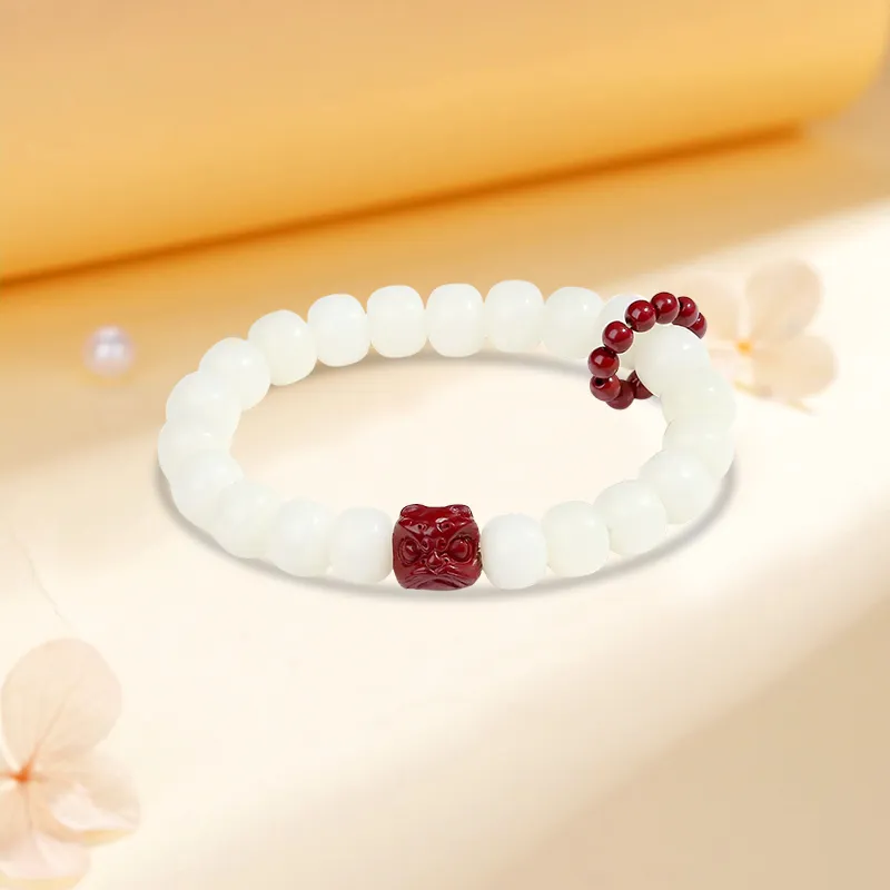 Kim Ka Fook Cinnabar Bracelets Unisex-2