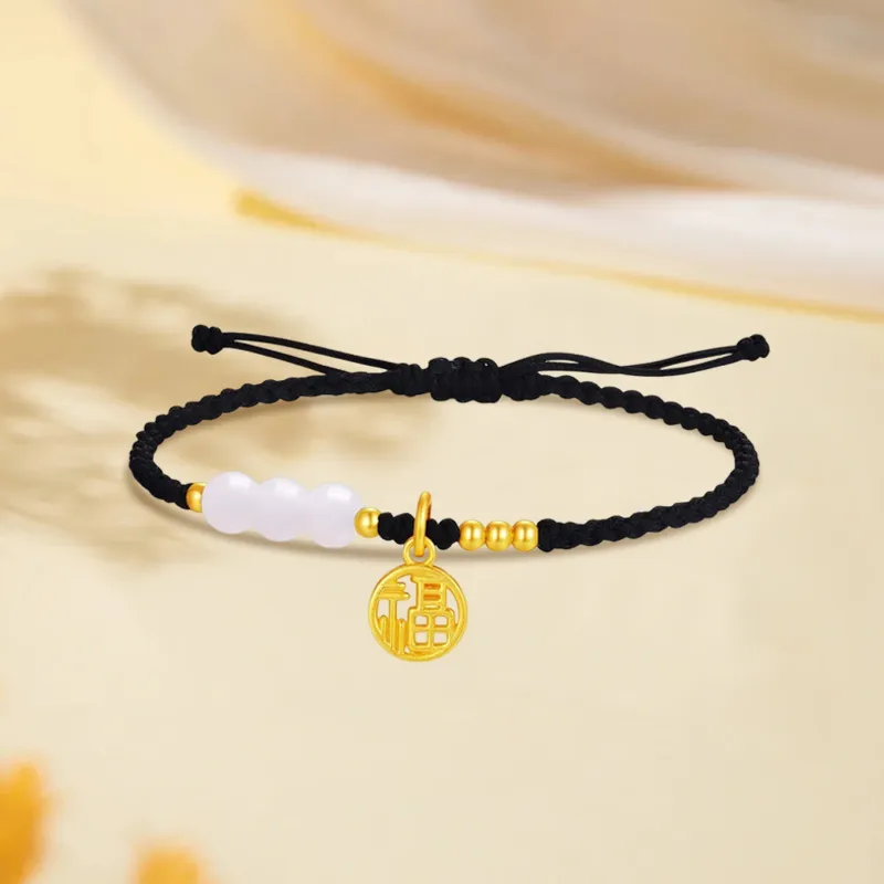 Kim Ka Fook Chalcedony Bracelets Unisex-1