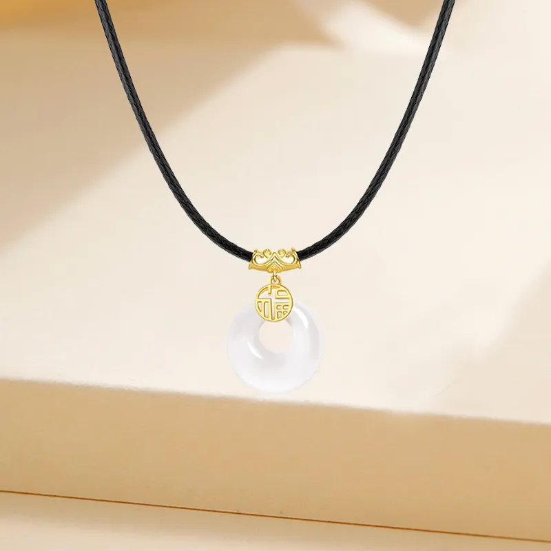 Kim Ka Fook Chalcedony Necklaces Unisex-4