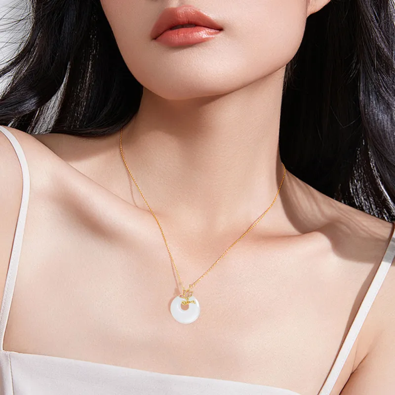 Kim Ka Fook Chalcedony Jade Necklaces Women's-1
