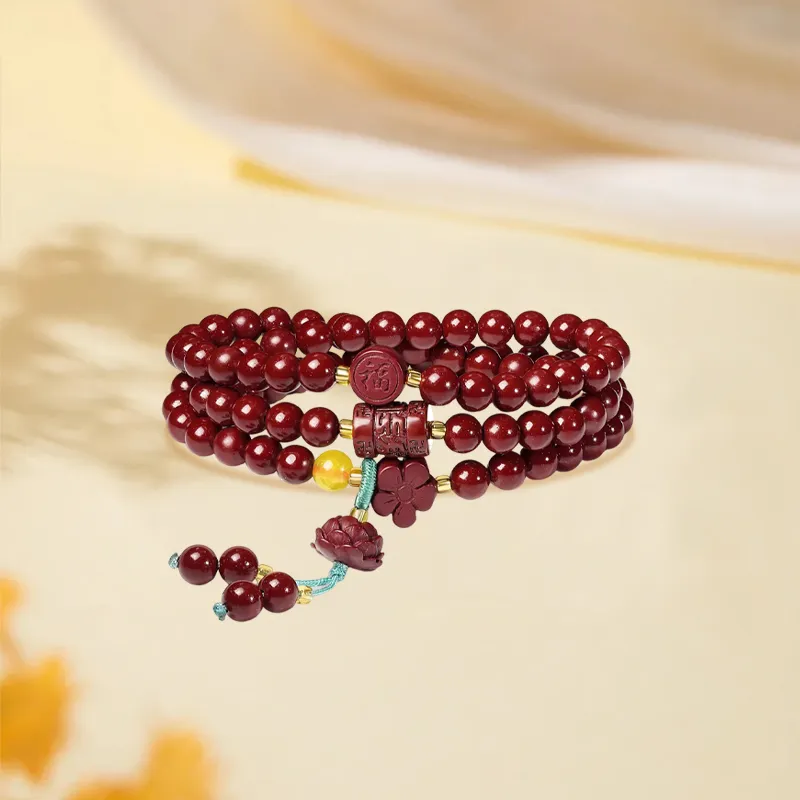 Kim Ka Fook Cinnabar Bracelets Unisex-2