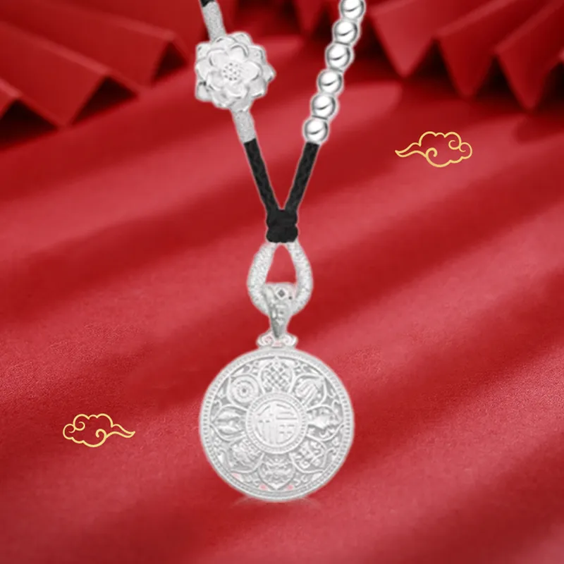 Kim Ka Fook 990 Silver Necklaces Women's-5