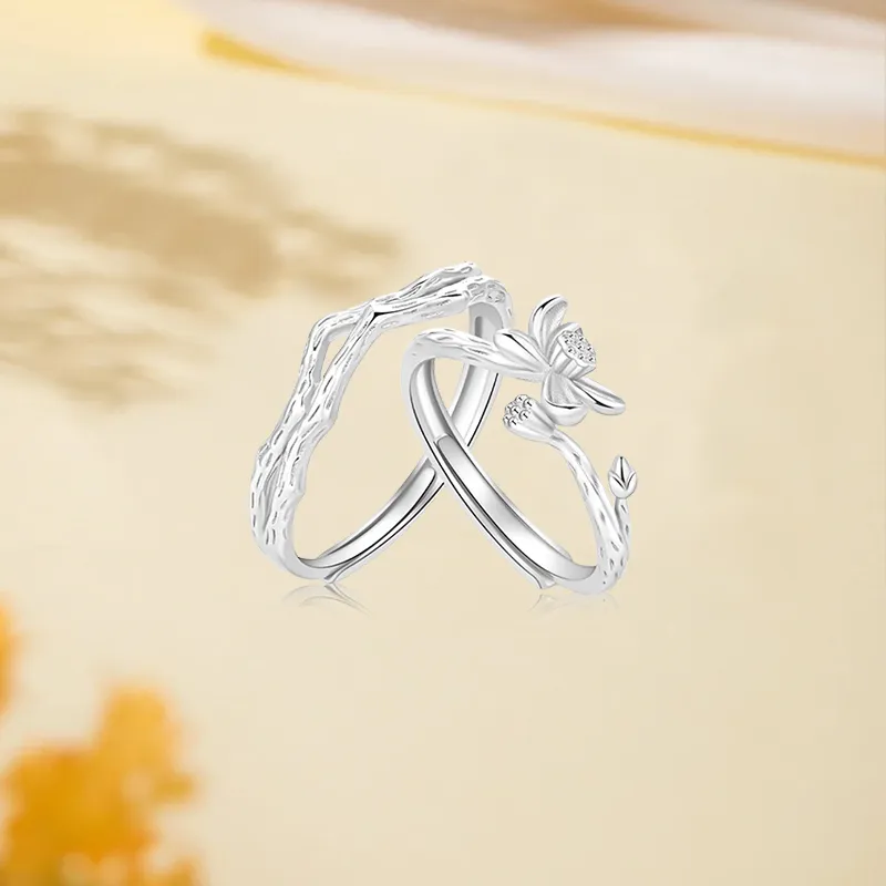 Kim Ka Fook Sterling Silver Rings Unisex-2
