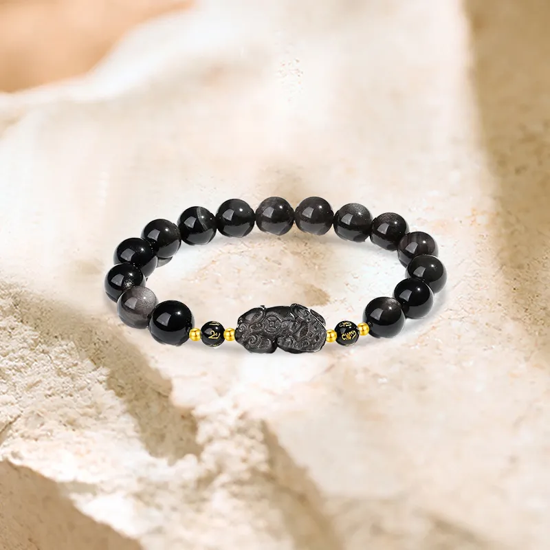 Kim Ka Fook Obsidian Bracelets Women's-4
