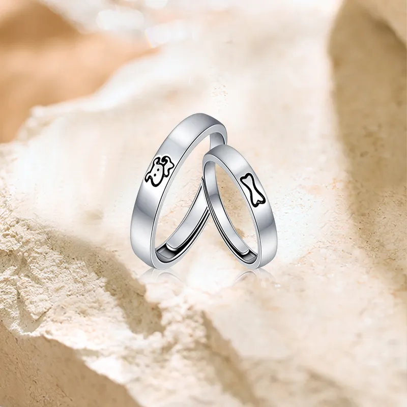 Kim Ka Fook S925 Silver Rings Unisex-3