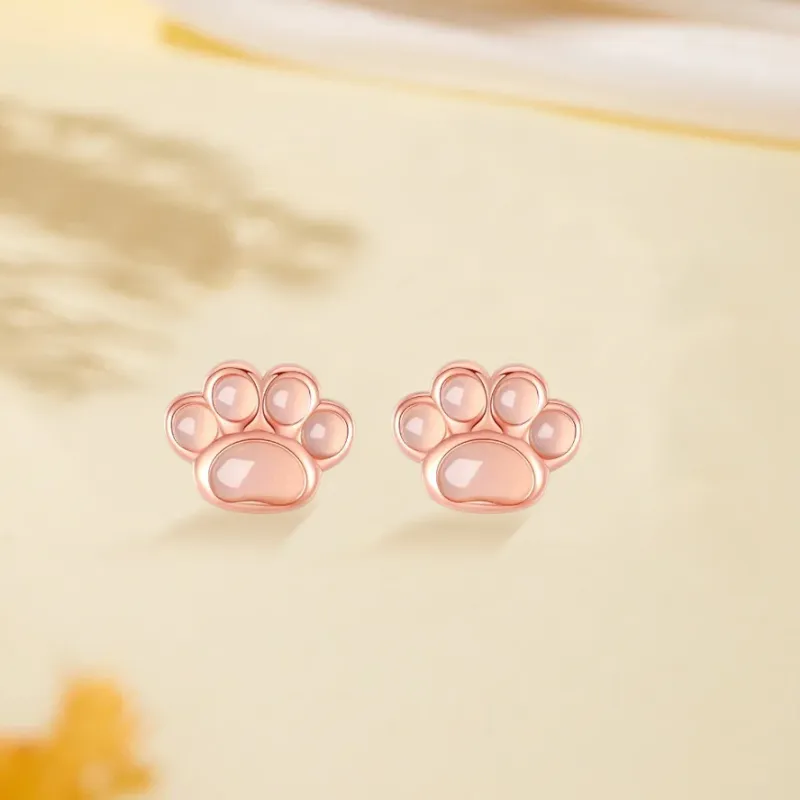 Kim Ka Fook S925 Silver Stud Earrings Women's-2
