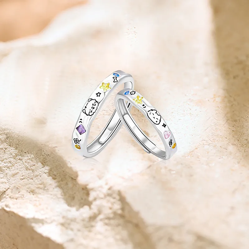 Kim Ka Fook S25 Silver Rings Unisex-1