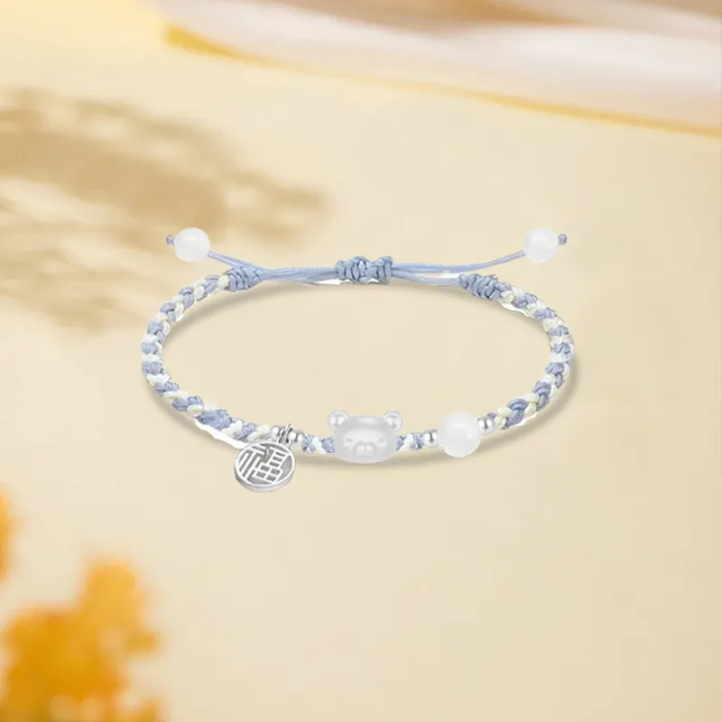 Kim Ka Fook 999 Fine Silver Bracelets Unisex-2