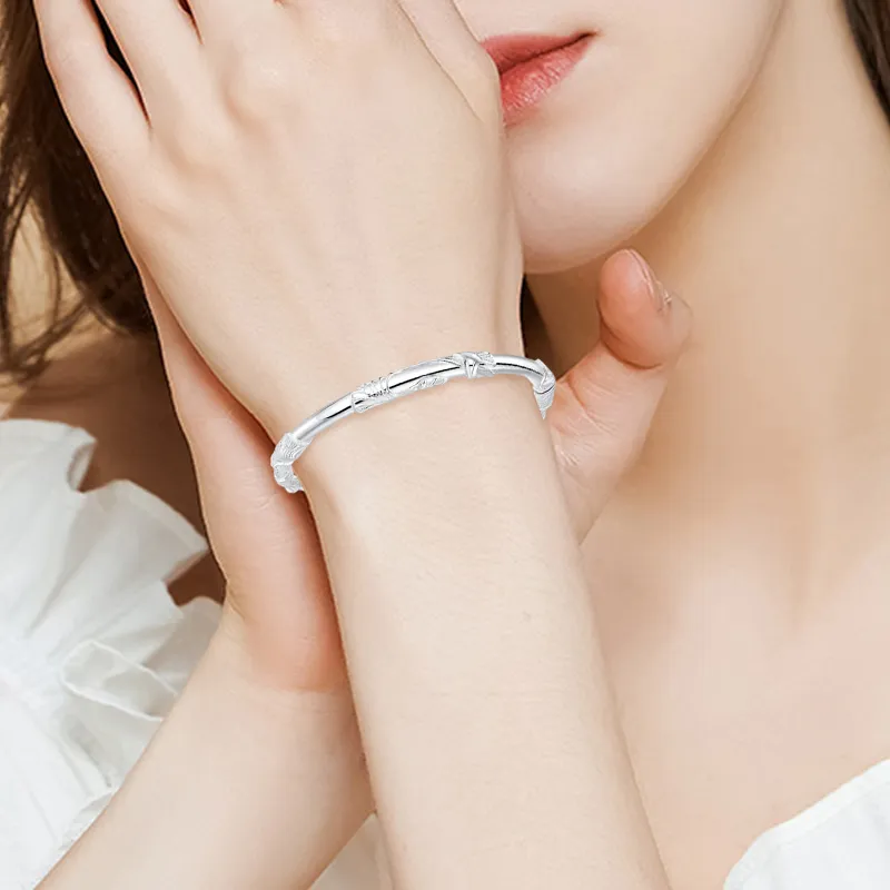 Kim Ka Fook S 999 Fine Silver Bangles Women's-1