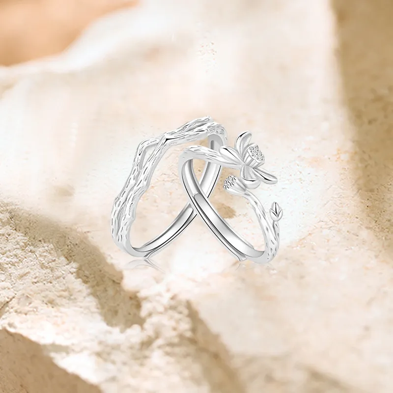 Kim Ka Fook Sterling Silver Rings Unisex-3