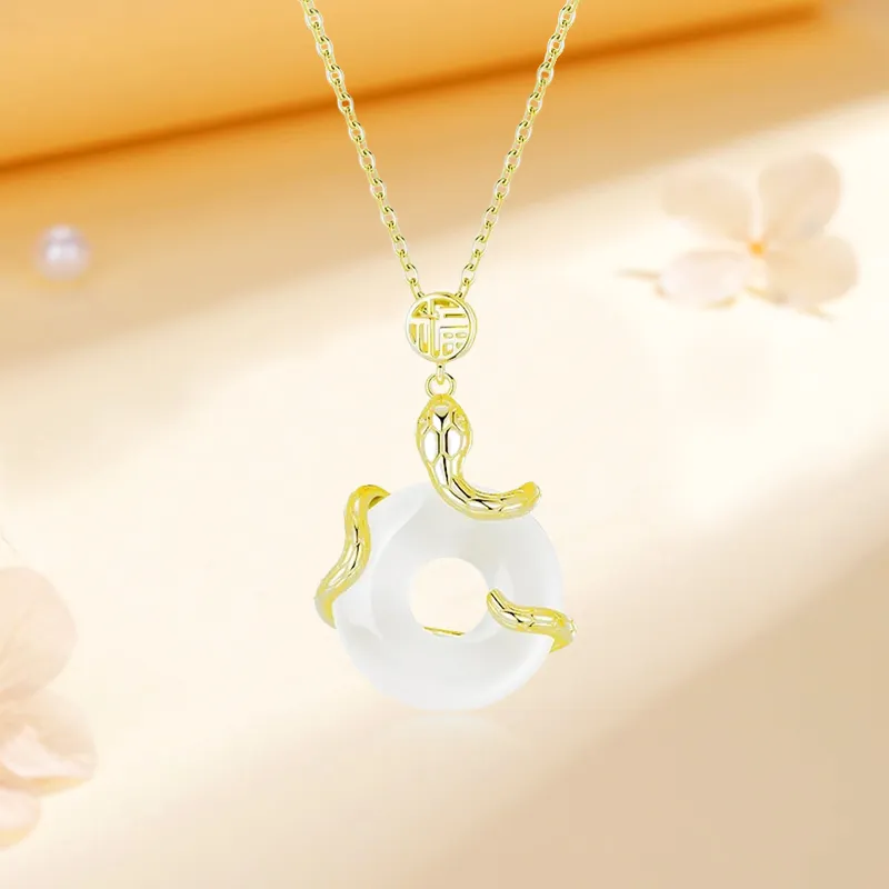 Kim Ka Fook Chalcedony Jade Necklaces Women's-6