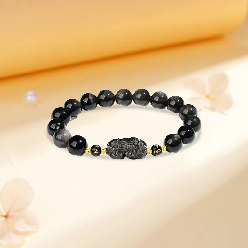 Kim Ka Fook Obsidian Bracelets Women's-1
