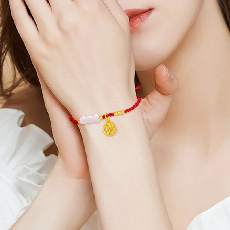 Kim Ka Fook Chalcedony Bracelets Unisex-4