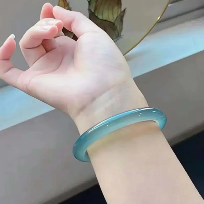 Kim Ka Fook Chalcedony Jade Bangles Women's-2