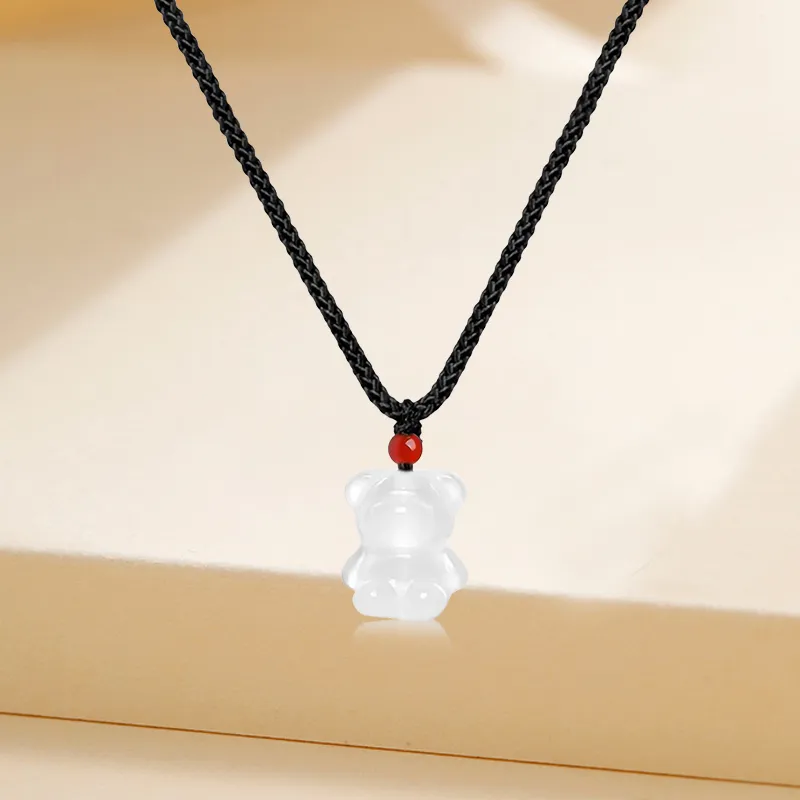 Kim Ka Fook Chalcedony Necklaces Unisex-2