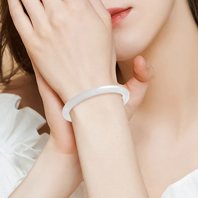Kim Ka Fook Chalcedony Bangles Women's-1