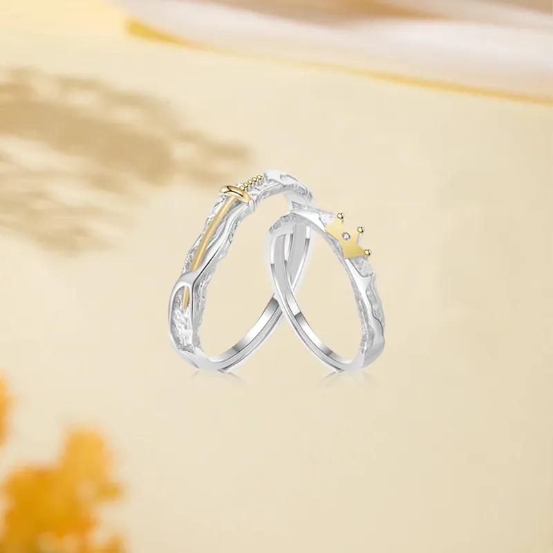 Kim Ka Fook S925 Silver Rings Unisex-1