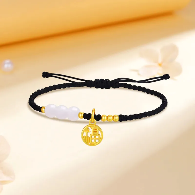 Kim Ka Fook Chalcedony Bracelets Unisex-2