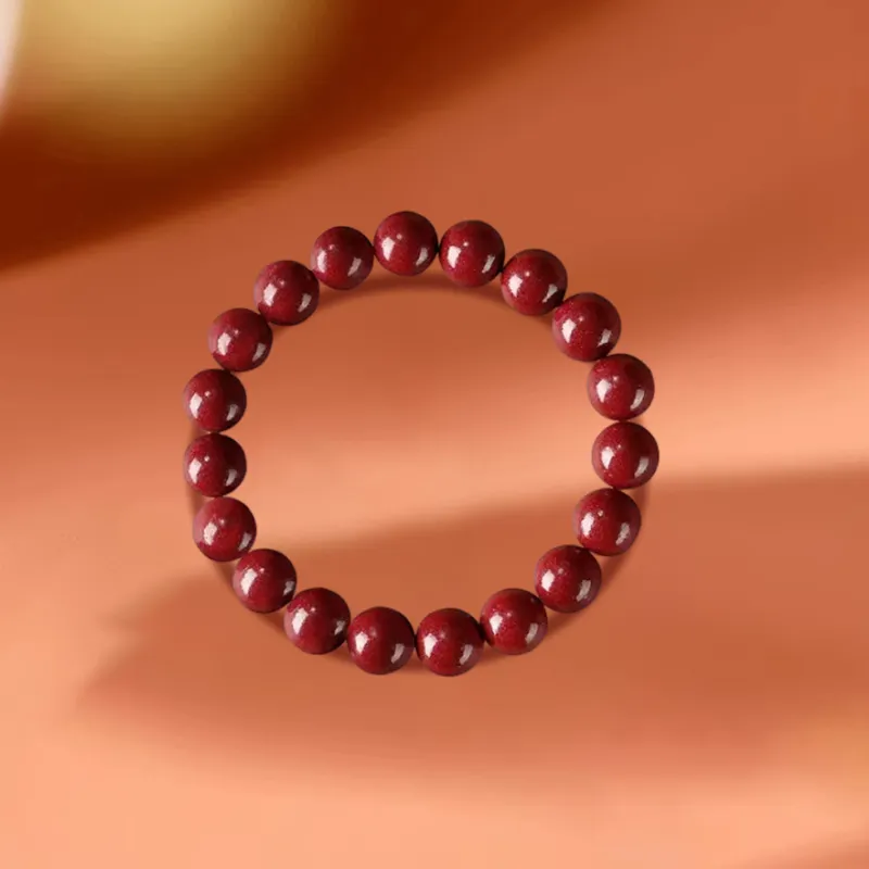Kim Ka Fook Cinnabar Jade Bracelets Unisex-8