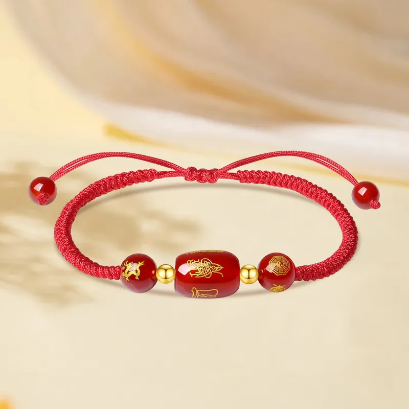 Kim Ka Fook Agate Jade Bracelets Unisex-2