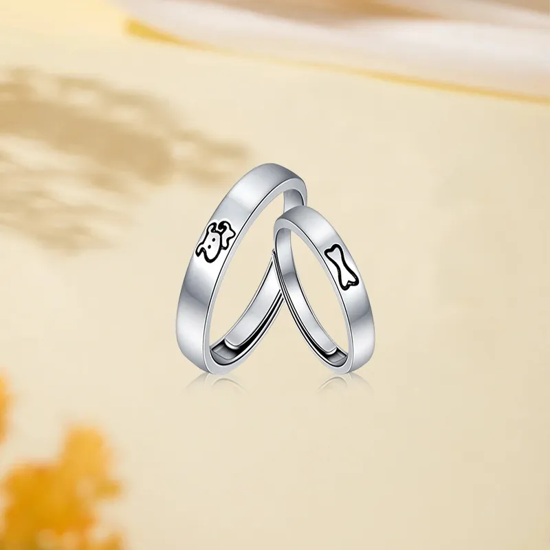 Kim Ka Fook S925 Silver Rings Unisex-1