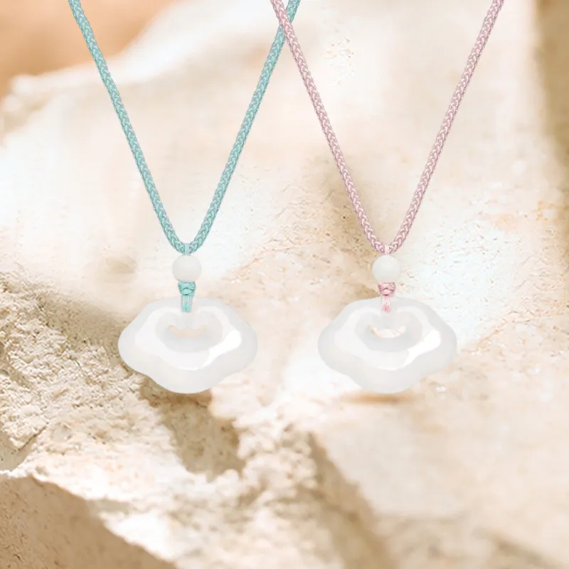 Kim Ka Fook Chalcedony Jade Necklaces Unisex-6